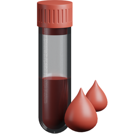 Blood test  3D Icon