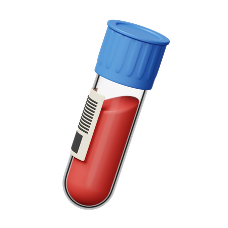 Blood Test  3D Icon