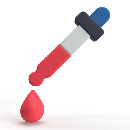 Blood Test  3D Icon