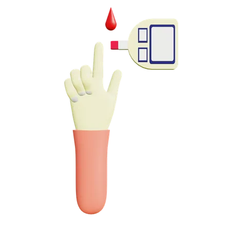 Blood Test  3D Icon