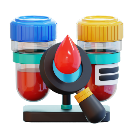 Blood test  3D Icon