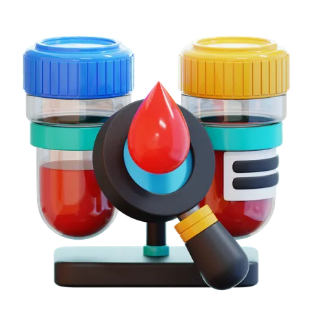 Blood test  3D Icon