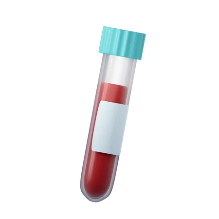 Blood Test  3D Icon