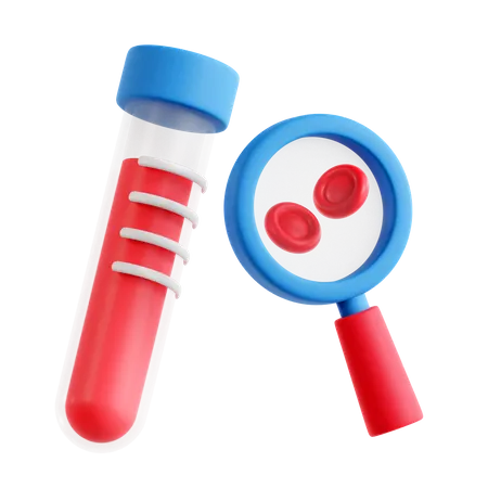 Blood Test  3D Icon