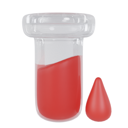 Blood Test  3D Icon