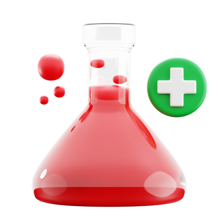 Blood Test  3D Icon