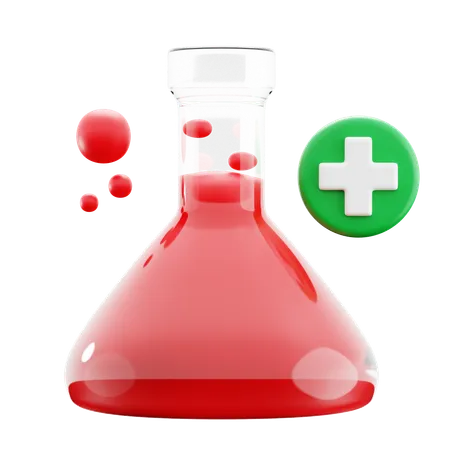 Blood Test  3D Icon