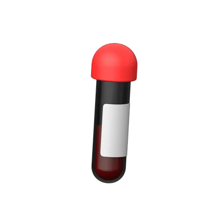 Blood Test  3D Icon