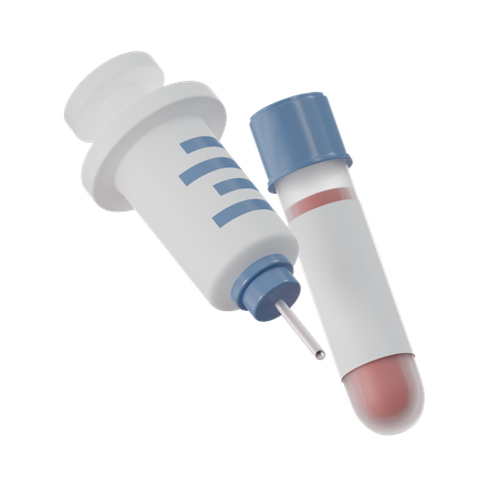 Blood Test  3D Icon