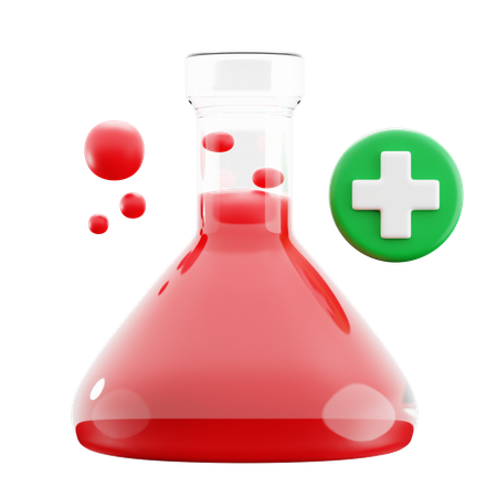 Blood Test  3D Icon