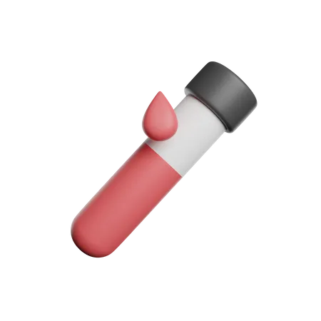 Blood Test 3D Icon