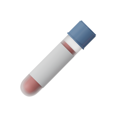 Blood Test  3D Icon