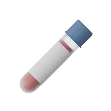 Medical Laboratory 3 D Rendered Blood Analysis For Disease Research 3D Icon