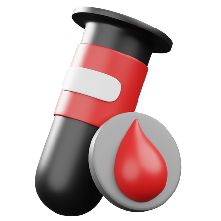 Blood Test Kit  3D Icon