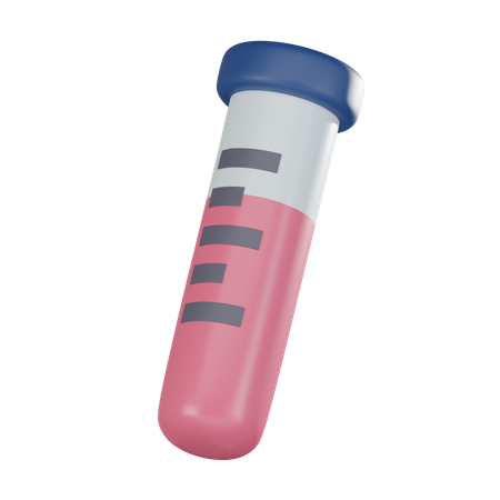 Blood Test Sample  3D Icon