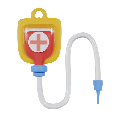 Blood Transfusion  3D Icon