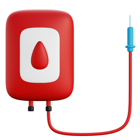 Blood Transfusion  3D Icon