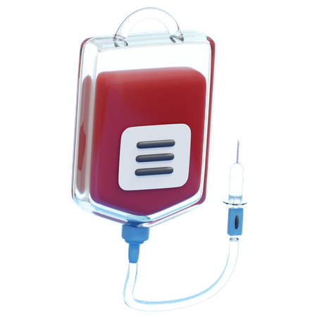 BLOOD TRANSFUSION  3D Icon