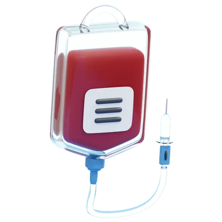 BLOOD TRANSFUSION  3D Icon