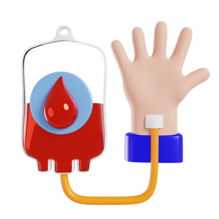 Blood Transfusion  3D Icon