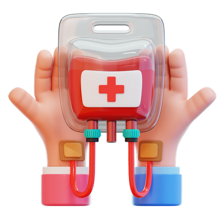 Blood Transfusion  3D Icon