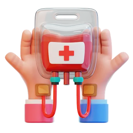 Blood Transfusion  3D Icon