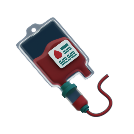 Blood transfusion  3D Icon