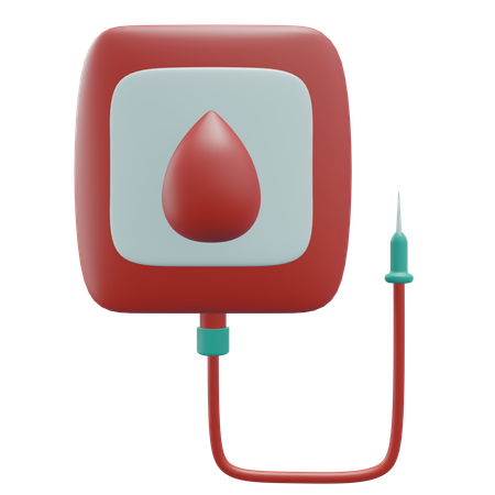 Blood Transfusion  3D Icon