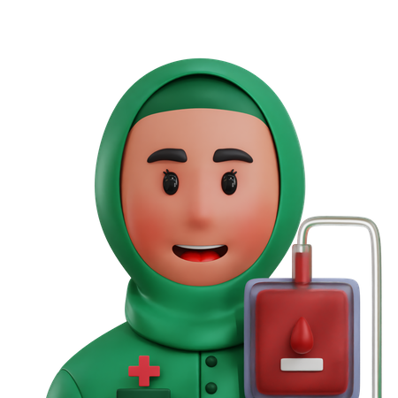 Blood Transfusion  3D Icon