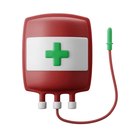 Blood Transfusion  3D Illustration