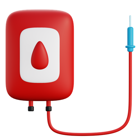 Blood Transfusion 3D Icon