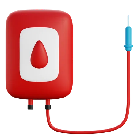 3 D Render Of Blood Transfusion 3D Icon