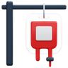 blood transfusion 3d logo