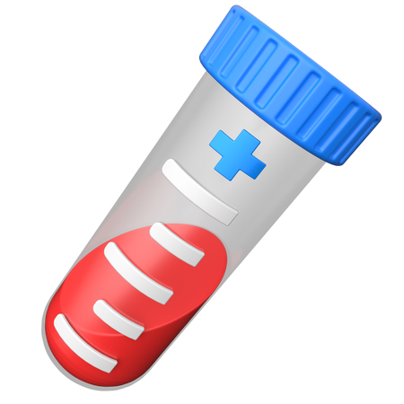 Blood Tube  3D Icon