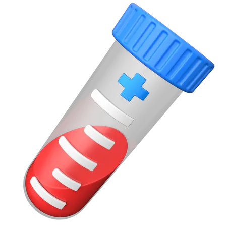 Blood Tube  3D Icon