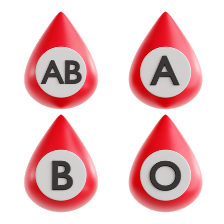 Blood Type  3D Icon