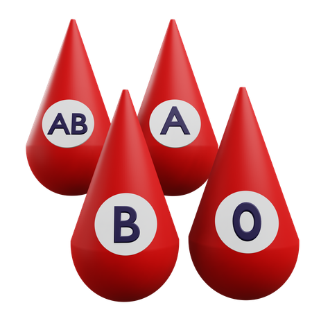 Blood Type  3D Icon