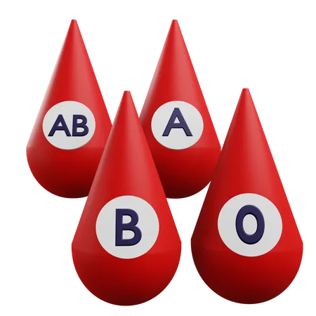 Blood Type  3D Icon