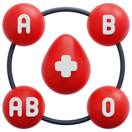 Blood Type  3D Icon