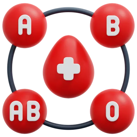 Blood Type  3D Icon