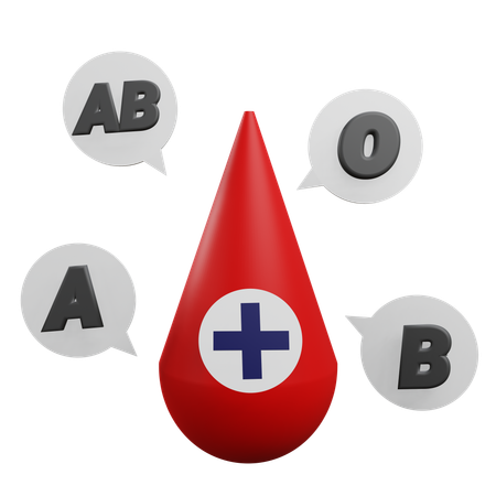 Blood Type  3D Icon