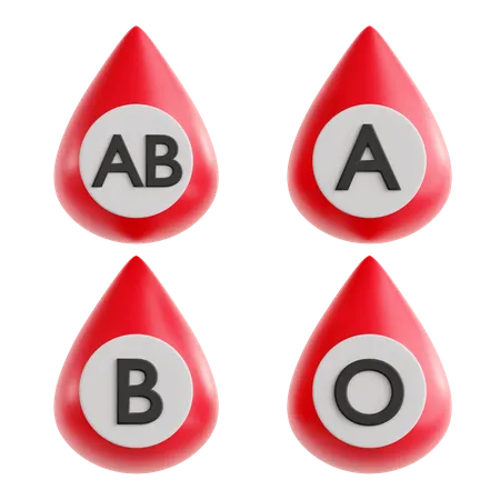 Blood Type  3D Icon