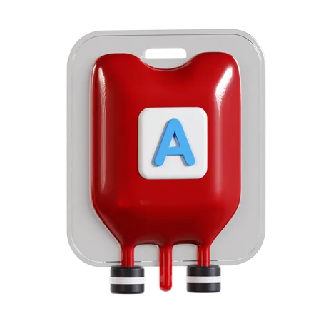 Blood Type A  3D Icon