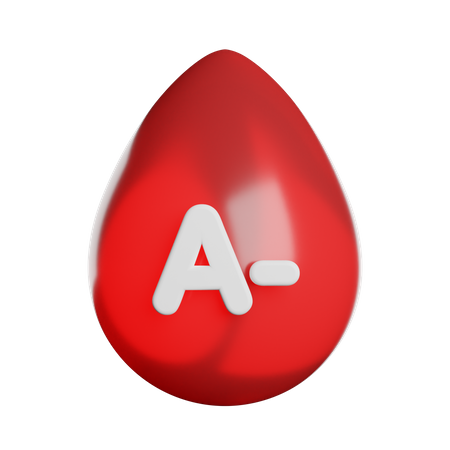 Blood Type A  3D Icon