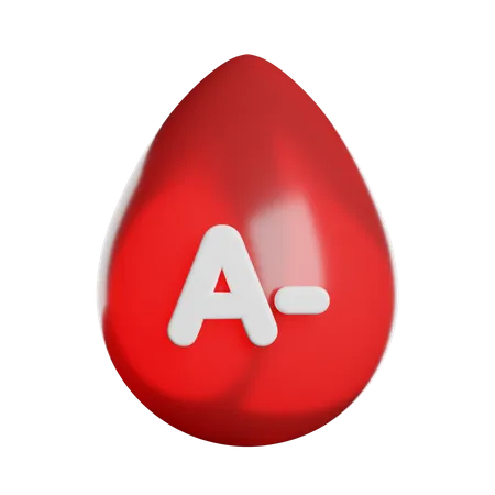 Blood Type A  3D Icon