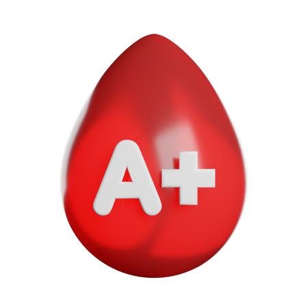 Blood Type A  3D Icon