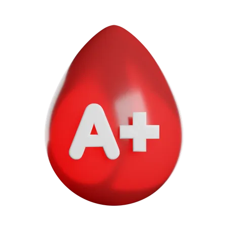 Blood Type A  3D Icon