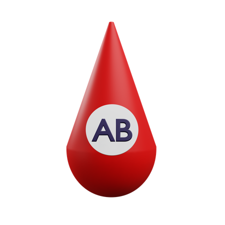 Blood Type Ab  3D Icon