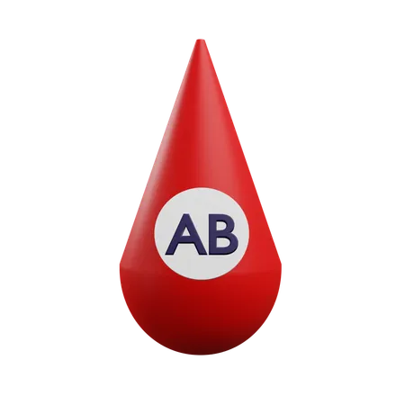 Blood Type Ab  3D Icon