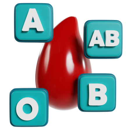 Blood Type Dice  3D Icon
